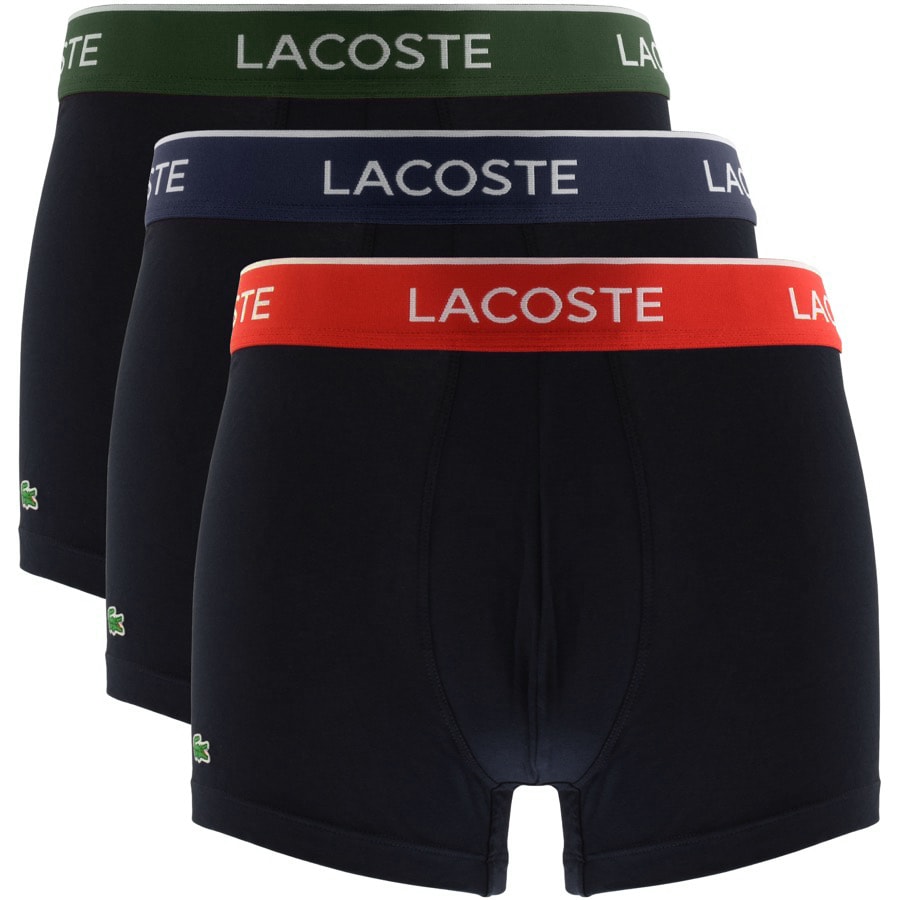 Alternative Image for ProductLacoste Underwear Triple Pack Boxer Trunks Navy1